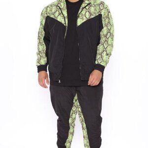 Fashion Nova Make A Statement Windbreaker & Pants